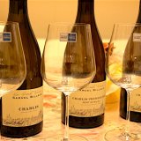サミュエル・ビローのシャブリを買ったらショット・ツヴィーゼルのワイングラスがついてきた。合わせてレビュー
